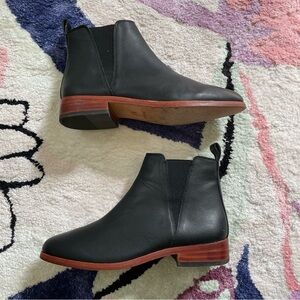 Nisolo black leather classic chelsea boot women's 6.5 (fits size 6)